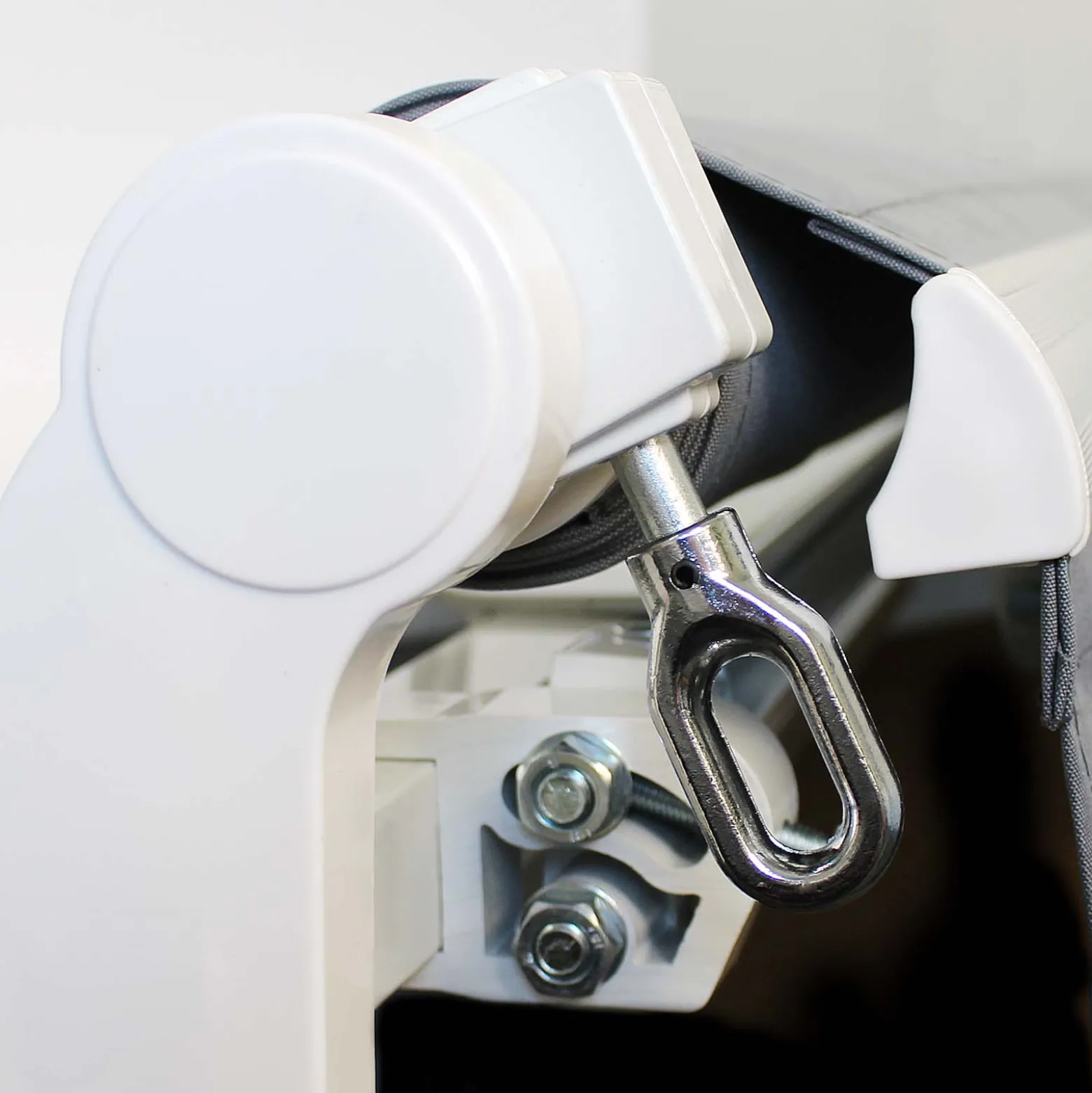 Toboli Gelenkarmmarkise 3,5x3 m Anthrazit Sonnenmarkise für Wandmontage Balkonmarkise mit UV-Schutz