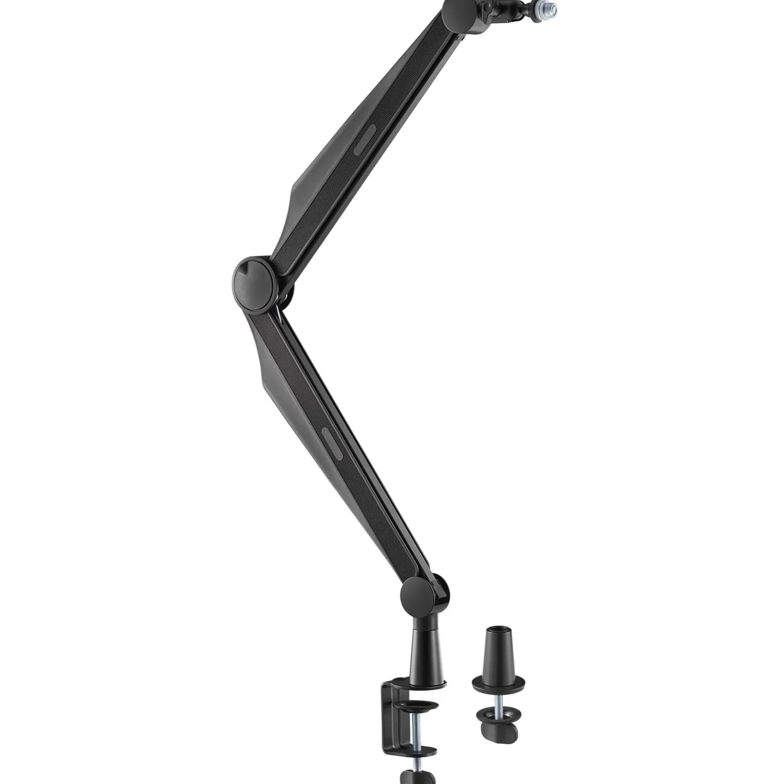 Toboli Mikrofonarm 80cm Gelenkarm Tischhalterung für 3/8" und 5/8" Mikrofone für Studio und Zuhause