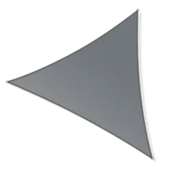 Toboli Sonnensegel Dreieck 4,2x4,2x6m Windfester Sonnenschutz UV 30+ für Garten, Terrasse und Balkon