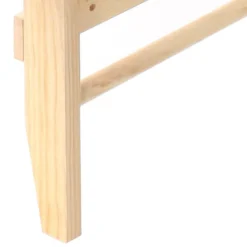 Toboli Sprossenwand in Holzoptik 195 cm, Sproßenwand bis 150 kg, Turnwand für Kinder und Erwachsene, Kletterwand für Kinderzimmer und Fitnessraum