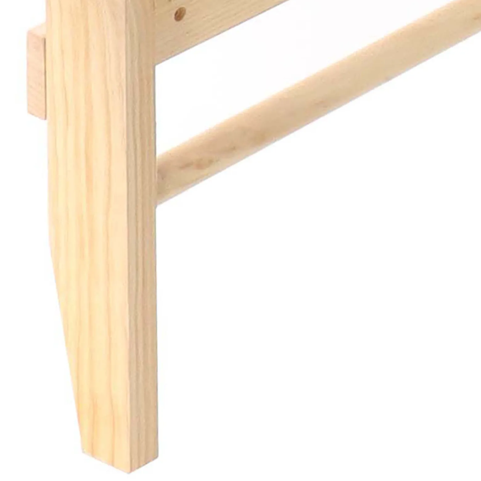 Toboli Sprossenwand in Holzoptik 195 cm, Sproßenwand bis 150 kg, Turnwand für Kinder und Erwachsene, Kletterwand für Kinderzimmer und Fitnessraum
