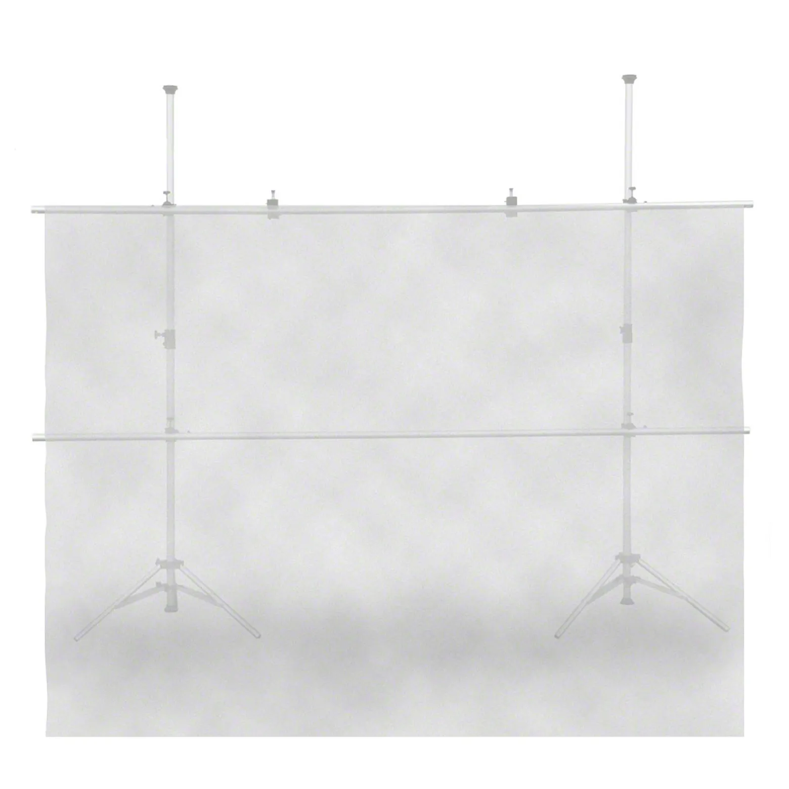 Walimex Diffusor Stoff 3 x 3 m, transparenter Lichtformer für weiches, diffuses Licht, hitzebeständig, als Fotohintergrund nutzbar, ideal für Fotostudio