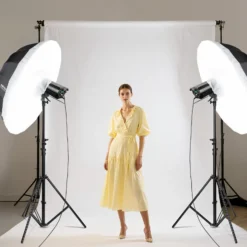 Walimex pro Diffusor für Parabol Reflexschirme Ø 165 cm – Lichtdiffusor für weiches, gleichmäßiges Licht in Fotostudio und Porträtfotografie