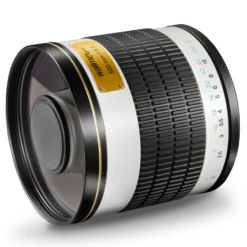 Walimex pro 500/6,3 DSLR Spiegel Objektiv kompatibel mit Samsung NX, Kameraobjektiv mit 500 mm Brennweite, Spiegelobjektiv für Vollformat und APS-C Kamera, hochwertiges Kamera Equipment