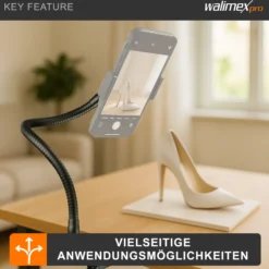 Walimex pro Flexible Halterung Schwanenhals XL 630 x 19 x 19 mm mit 5/8