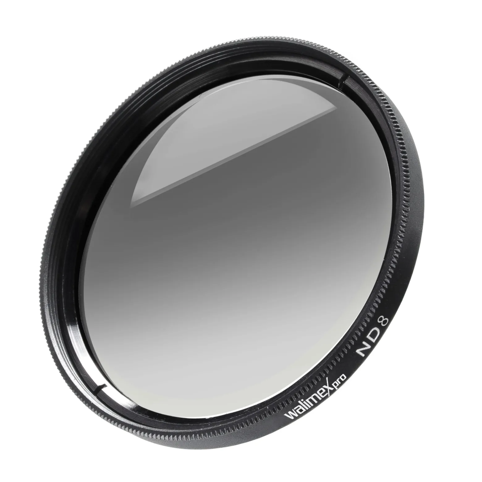 Walimex pro Graufilter ND8 vergütet 77 mm Neutraldichtefilter 3 Blendenstufen mit Frontgewinde Metallfassung
