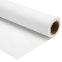 Walimex pro Hintergrundkarton 1,35 x 10 m weiß, robuster Fotohintergrund aus Karton, Fotoleinwand als Backdrop für Fotostudio, reflexfrei, strapazierfähig, ideal für Produktfotografie