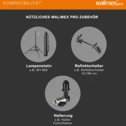 Walimex pro 2 in 1 Falthintergrund grün/ blau 200 x 230 cm, robuster Fotohintergrund mit Federring, faltbarer Hintergrund für Fotostudio mit Transporttasche