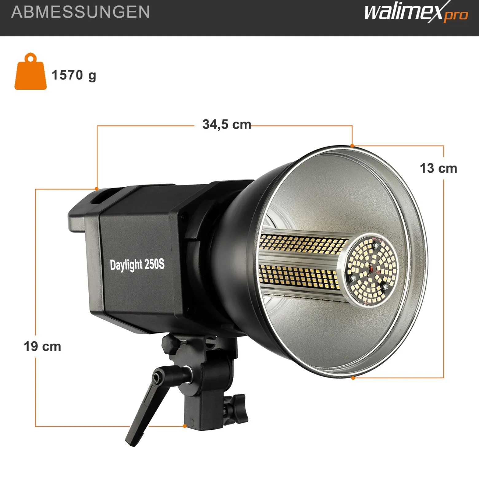 Walimex pro Komplettset mit 35 W LED Studioleuchte, 90 x 60 cm Softbox, Lampenstativ bis 256 cm, Studiolicht 5000 K Farbtemperatur, Lichtstativ mt Federdämpfung, professionelles Fotostudio Set