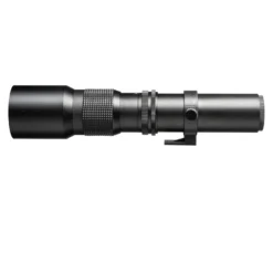 Walimex pro 500/8,0 Linsen Objektiv kompatibel mit Canon EF, DSLR-Objektiv für Vollformat und APSC, Teleobjektiv mit eingebauter Irisblende, hochwertiges Kameraobjektiv
