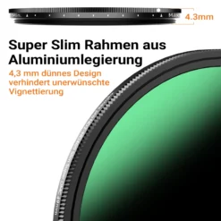 Walimex pro ND2-ND400 Fader Slim Super DMC 52 mm
