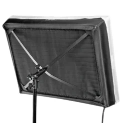 Walimex pro Softbox für Flex LED 1000 Bi Color Leuchte, hochwertige Soft Box 65 x 50 x 10 cm mit Frontdiffusor, leichter Aufbau ideal für Fotostudio