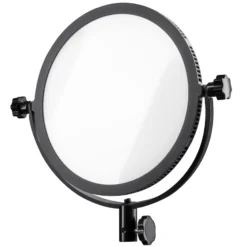 Walimex pro Soft LED 300 Round Bi-Color LED Flächenleuchte 30 W dimmbar 3200–5600 K inkl. 2 NP-F 960 Akkus Ladegerät und Transporttasche für Foto und Video