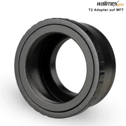 Walimex pro Spiegel Objektiv 800/8,0 DSLR für MFT Anschluss – Länge 131mm – für 800mm Brennweite – Vollformat/APS-C Sensor – für Reise Natur Tiere – K-Mount T2-Adapter – 3,5m Naheinstellgrenze