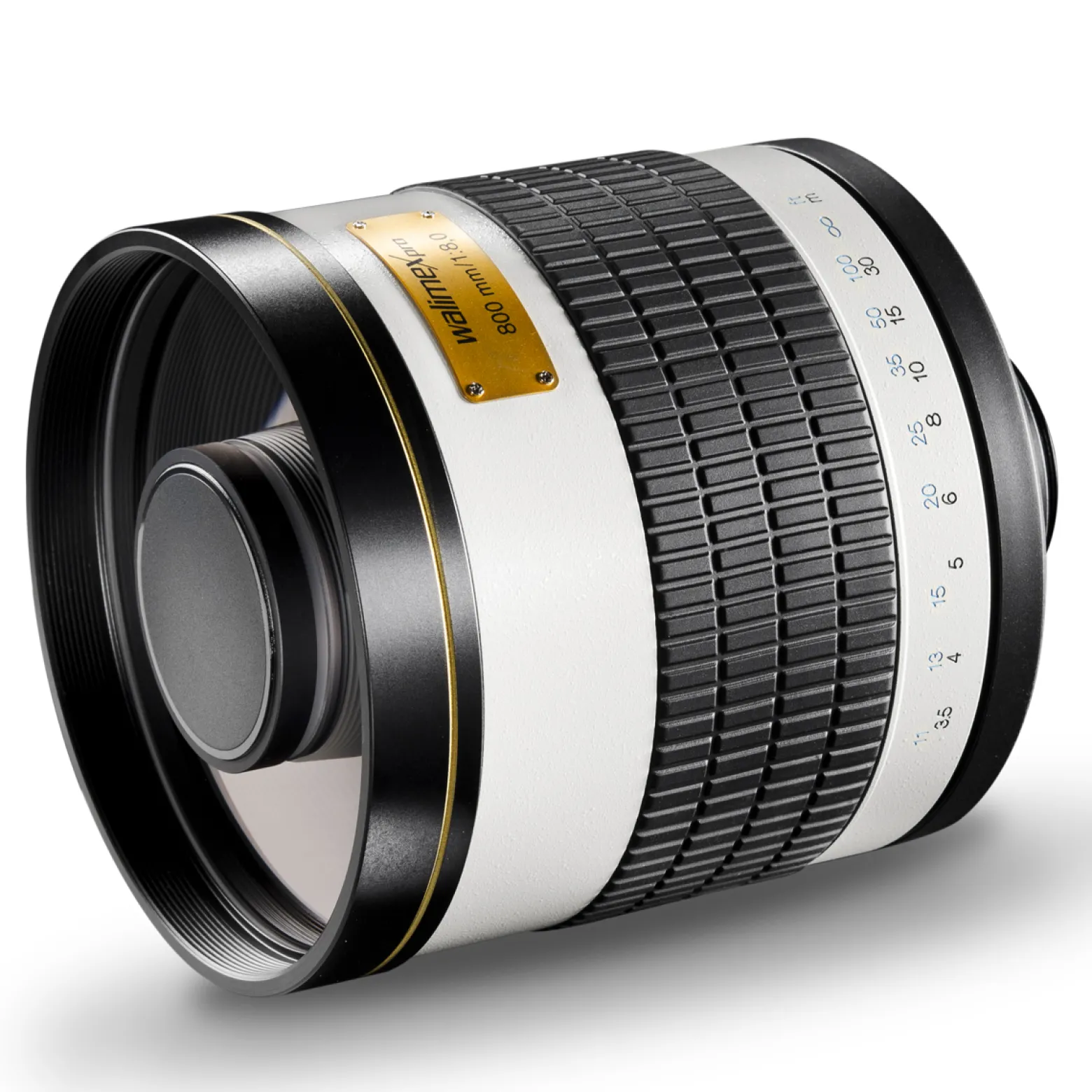 Walimex pro Spiegel Objektiv 800/8,0 DSLR kompatibel mit Pentax K – Länge 131mm – für 800mm Brennweite – Vollformat / APS-C Sensor – für Reise Natur Tiere – K-Mount T2-Adapter – 3,5m Naheinstellgrenze