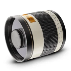 Walimex pro Spiegel Objektiv 800/8,0 DSLR kompatibel mit Canon EOS M – Länge 131mm – für 800mm Brennweite – Vollformat/APS-C Sensor – Reise Natur Tiere – K-Mount T2-Adapter – 3,5m Naheinstellgrenze