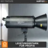 Walimex pro Stager 400 HSS Studioblitz, 400 W Studiolicht mit LED-Einstelllicht, Videolicht mit 2,4 GHz Empfänger, kurze Abbrennzeit, ideal für Fotostudio