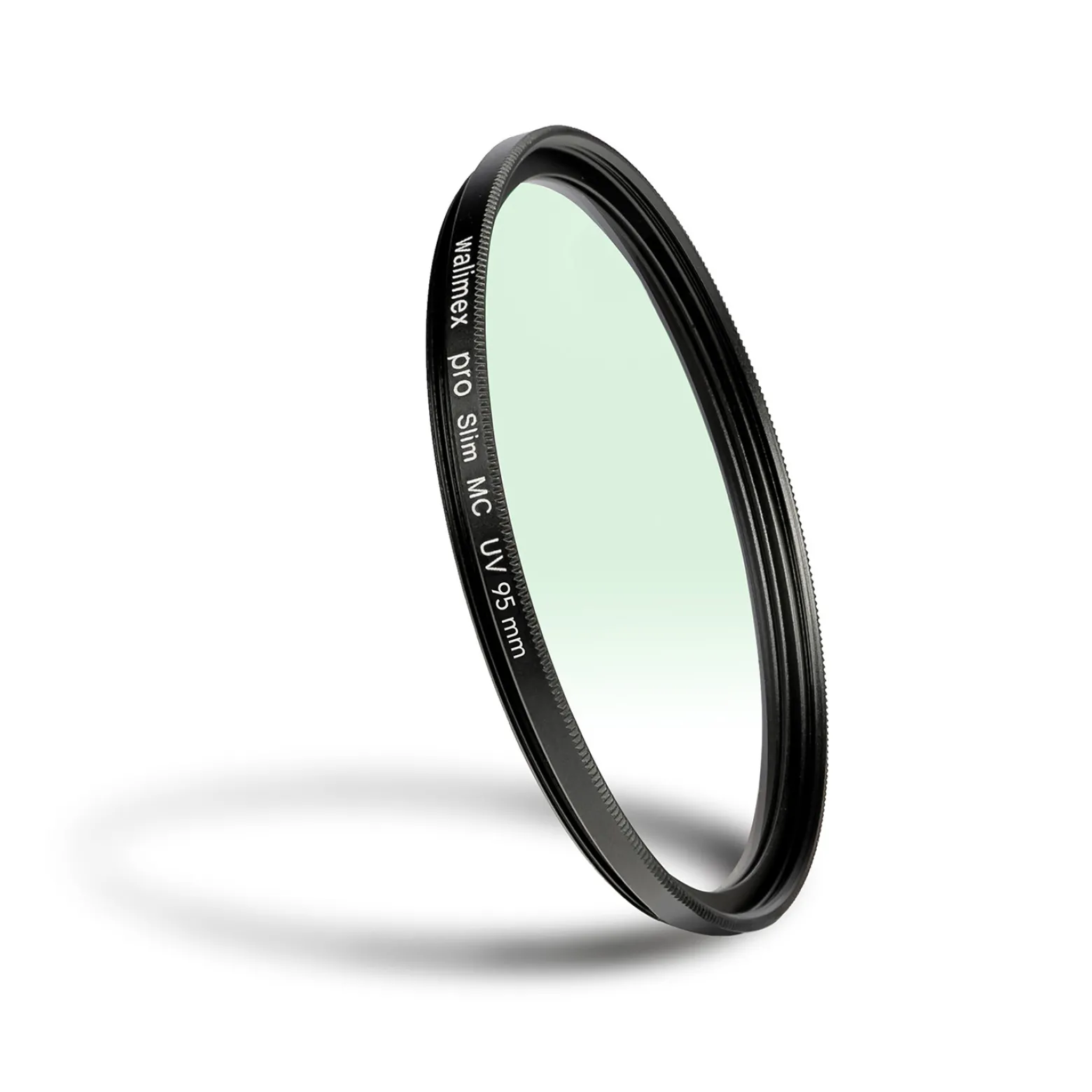 Walimex pro UV-Filter Slim MC 95mm - Schutz vor UV-Strahlen und Verschmutzung, Hochwertige Mehrschichtvergütung, mit äußerst dünner, gering auftragender Metallfassung, Inkl. Schutzhülle