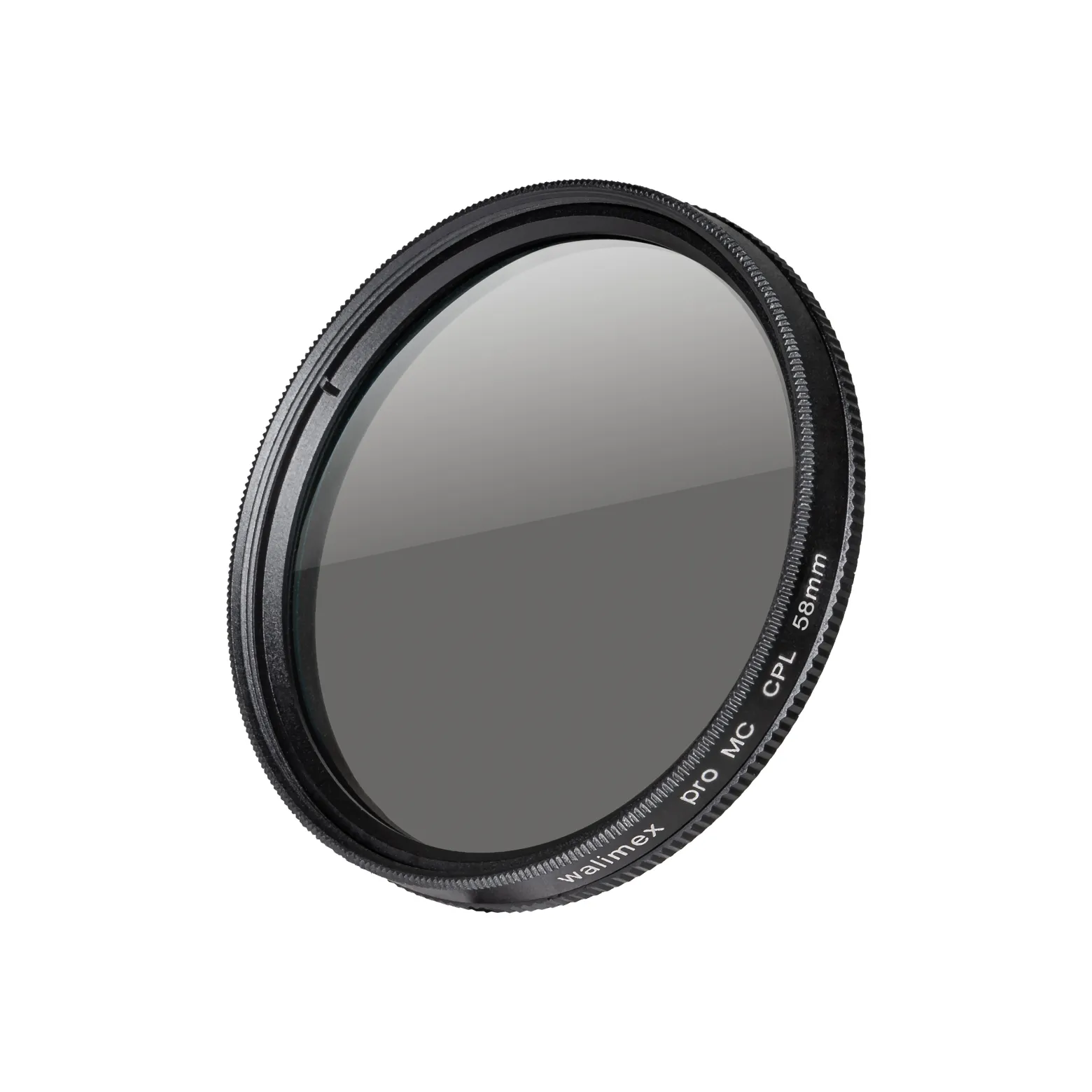 Walimex pro Zirkularer Polfilter MC - Ø 58 mm - mehrfach vergütet - mit Schutzhülle, reduziert Reflexionen, verstärkt Kontraste und Farbsättigung - ideal für die Landschaftsfotografie