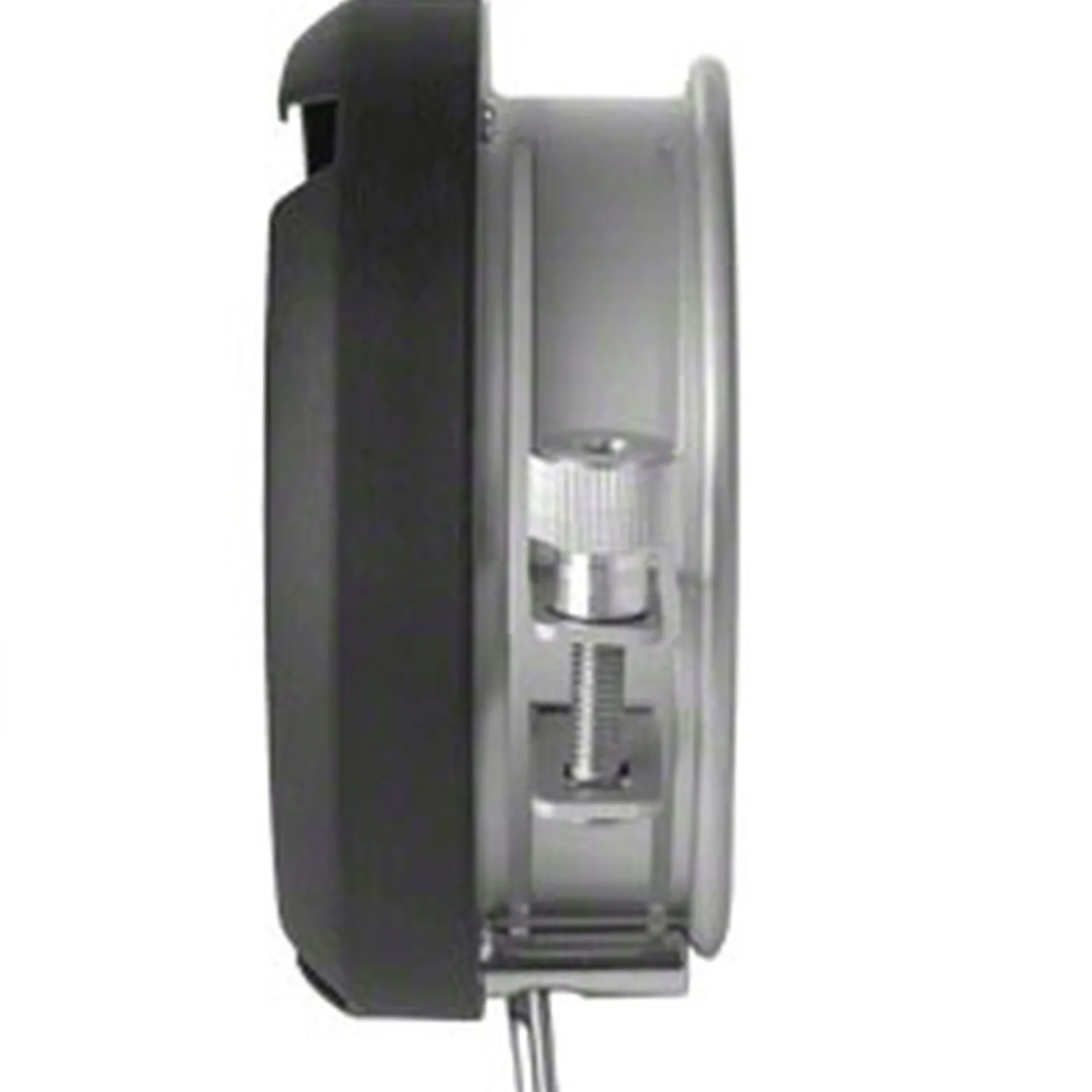 Walimex S-Bajonett-Adapter für Studioblitze mit Ø 9,5cm - 125 x 125 x 50 mm - kompatibel mit Serie VC, Serie RD, Serie M, Bowens, Aurora, Rimelite - mit Verriegelungshebel und Schelle