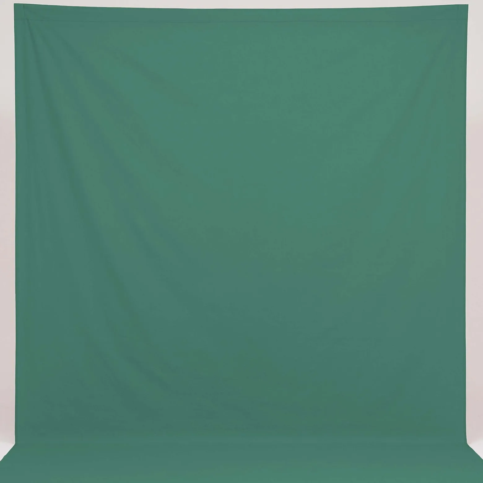 Walimex Stoffhintergrund Juwelgrün 2,85 x 6 m Stoffstärke ca. 140 g/m², Fotohintergrund aus Baumwolle, waschbar für Atelier und Studio