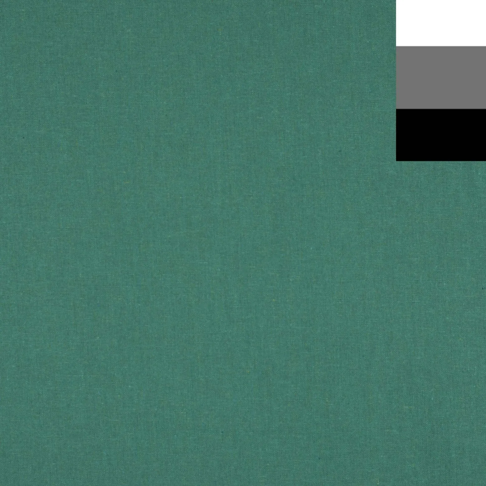 Walimex Stoffhintergrund Juwelgrün 2,85 x 6 m Stoffstärke ca. 140 g/m², Fotohintergrund aus Baumwolle, waschbar für Atelier und Studio
