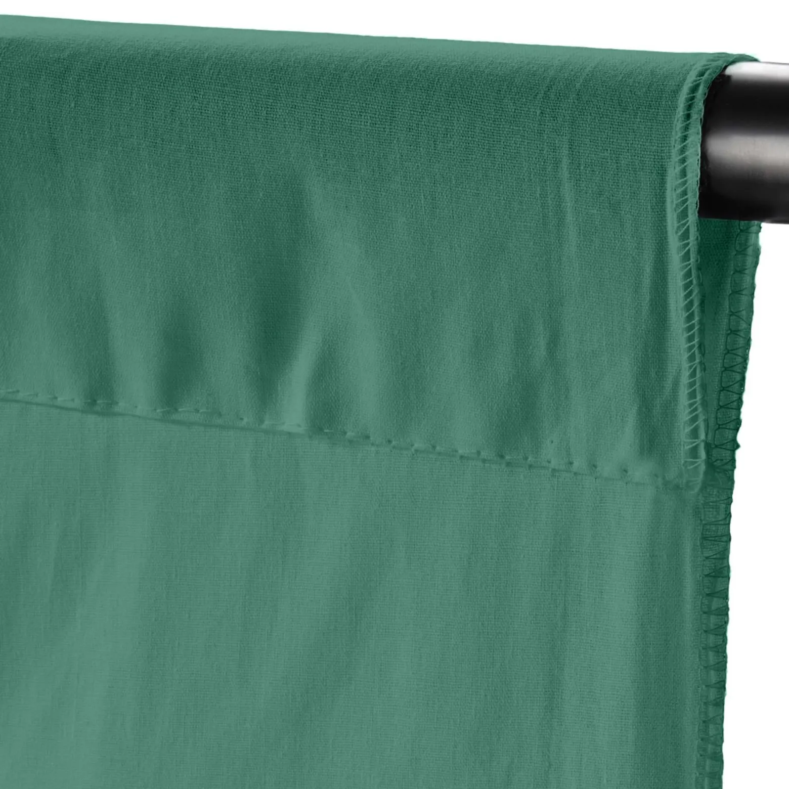 Walimex Stoffhintergrund Juwelgrün 2,85 x 6 m Stoffstärke ca. 140 g/m², Fotohintergrund aus Baumwolle, waschbar für Atelier und Studio