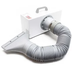 Wiltec Abluftschlauch für Klimaanlagen mit 116 mm Durchmesser, Schlauch mit variabler Länge 0,7-1,7 m für Klimagerät, Trockner und Dunstabzugshaube