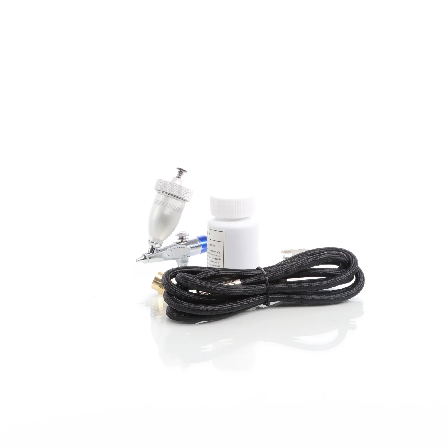 Wiltec Airbrush „Air Eraser“ Mini Sandstrahlpistole und Strahlmittel, 0,5 mm Düse, 15 ml Becher, Entfernung, Reinigung, Gravieren, Entrosten