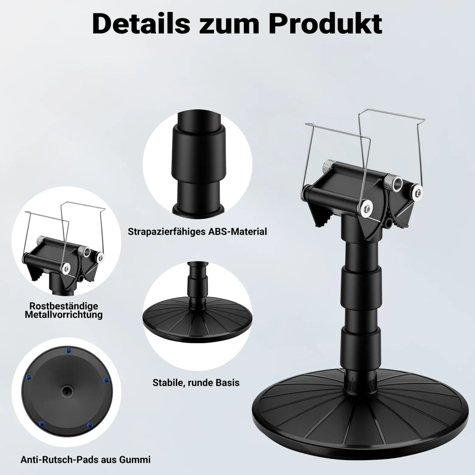 Wiltec Airbrush Lackierständer Set mit Drehteller, 20x Reinigungsbürste und 30x Folienmodell Speed Shapes