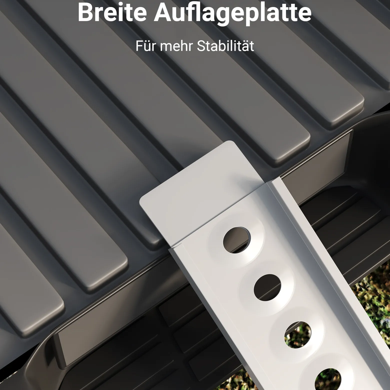 Wiltec Auffahrrampe 192 cm 182 kg für Motorrad ATV Quad, Aluminium Auffahrschiene, Verladerampe rutschsicher