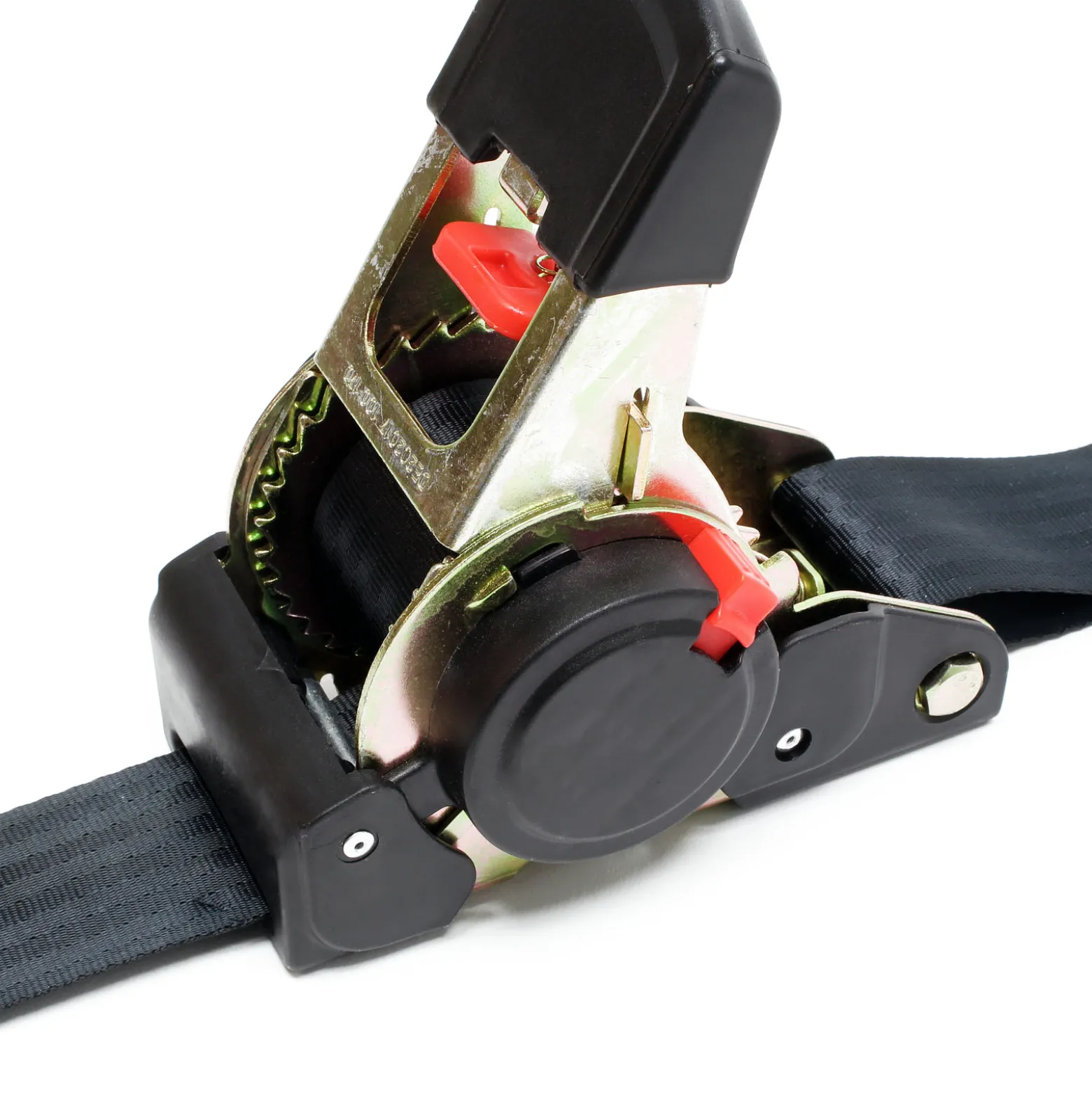 Wiltec Automatik Zurrgurt 4er Set 750 daN Zuglast 1,8m x 50mm PES Spanngurt mit Spitzhaken selbstaufrollend, ideal für Autotransport