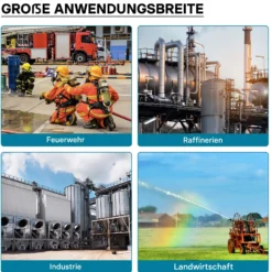 Wiltec Übergangsstück Storz Kupplung A 110 auf B 75 aus Aluminium Kupplungsreduzierung A/110 zu B/75