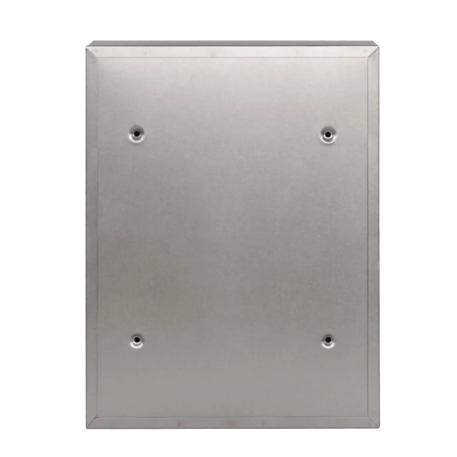 Wiltec Briefkasten silberfarben V10 Postkasten mit Namensschild, großem Briefschlitz und 2 Schlüsseln Wandbriefkasten aus pulverbeschichtetem Stahl