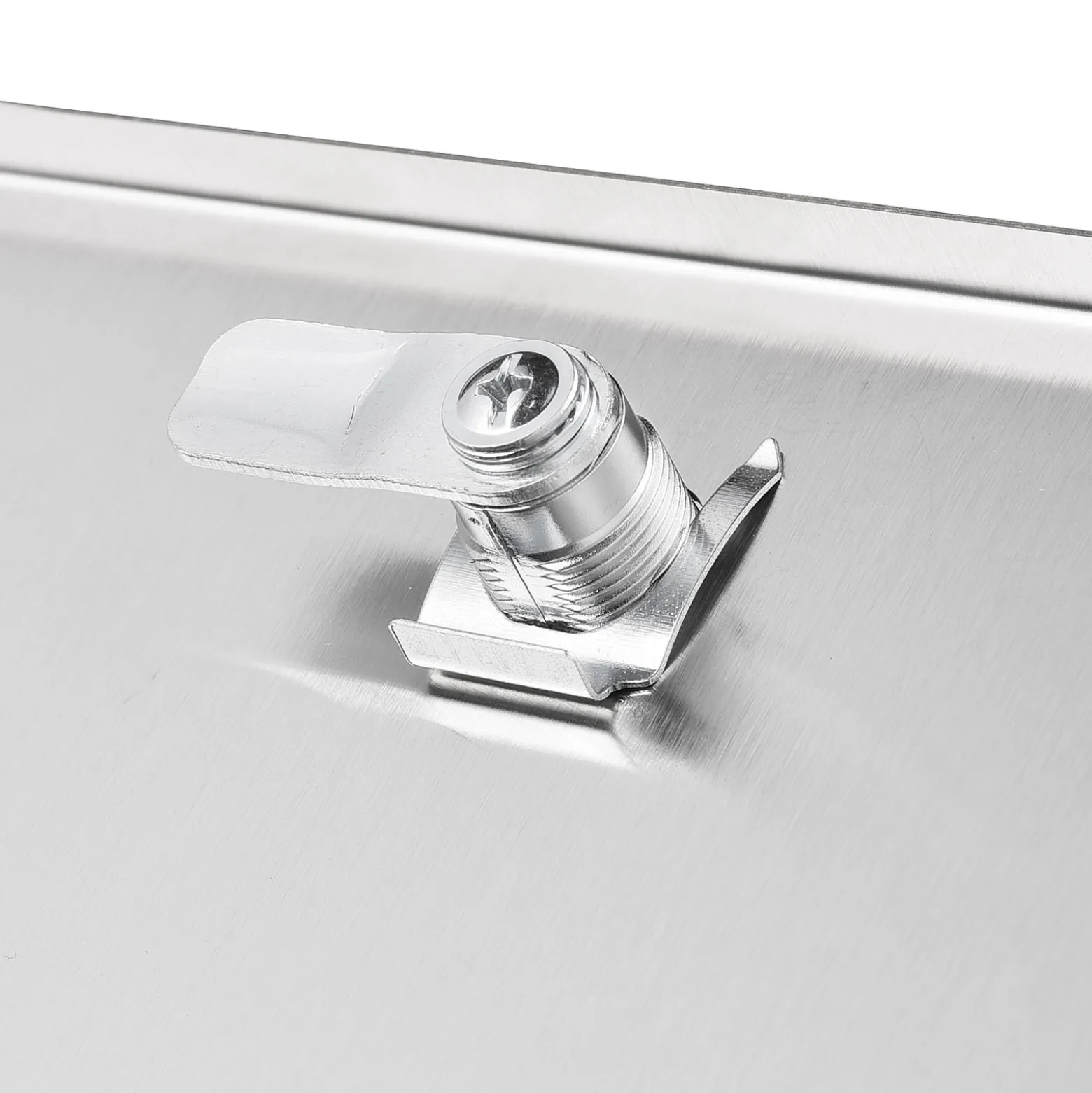 Wiltec Designer Briefkasten V38 Anthrazit und Edelstahl 305 x 105 x 385 mm, Wandbriefkasten mit Schloss, Namensschild, Zeitungsrolle, Postkasten aus galvanisiertem Stahl