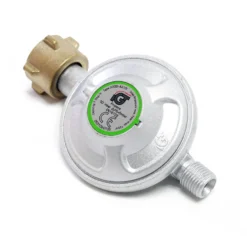 Wiltec Druckminderer auf 50 mbar, reguliert 1,5 kg/h, für Gaszylinder mit Eingang Ø 1/14