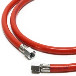 Wiltec Druckminderer auf 50 mbar mit 150 cm Propanschlauch für Gaszylinder mit Eingang Ø 1/14