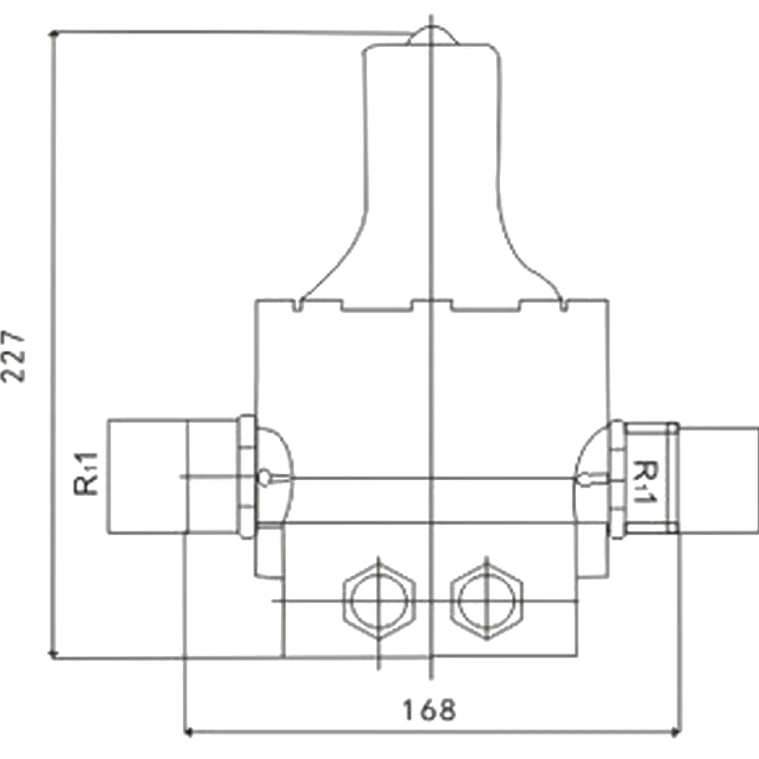 Wiltec Druckschalter SKD-1 230V 1-phasig bis 10 bar, Druckwächter mit Trockenlaufschutz für Hauswasserwerke und Pumpen, zuverlässige Pumpensteuerung