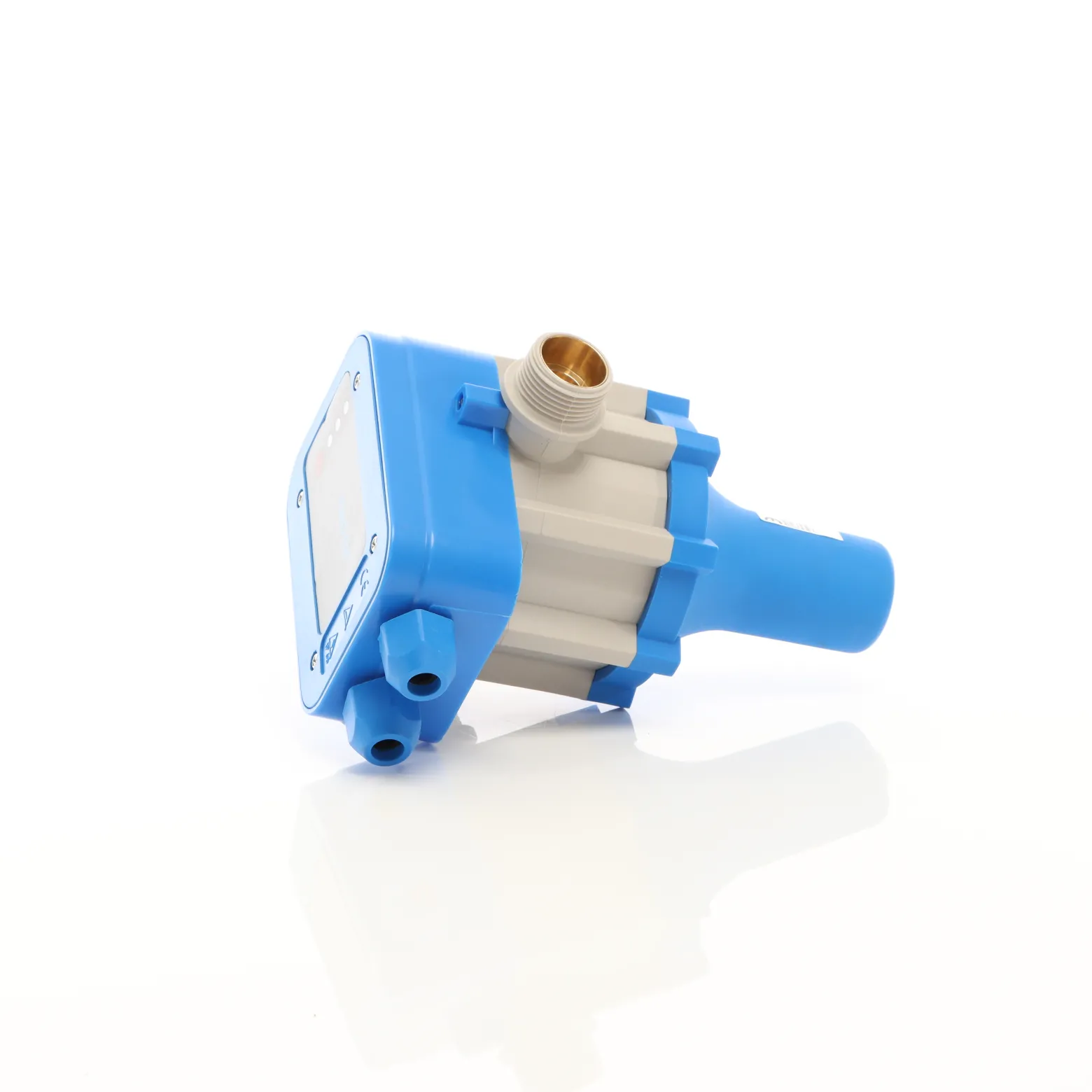 Wiltec Druckschalter SKD-1 230V 1-phasig bis 10 bar, Druckwächter mit Trockenlaufschutz für Hauswasserwerke und Pumpen, zuverlässige Pumpensteuerung