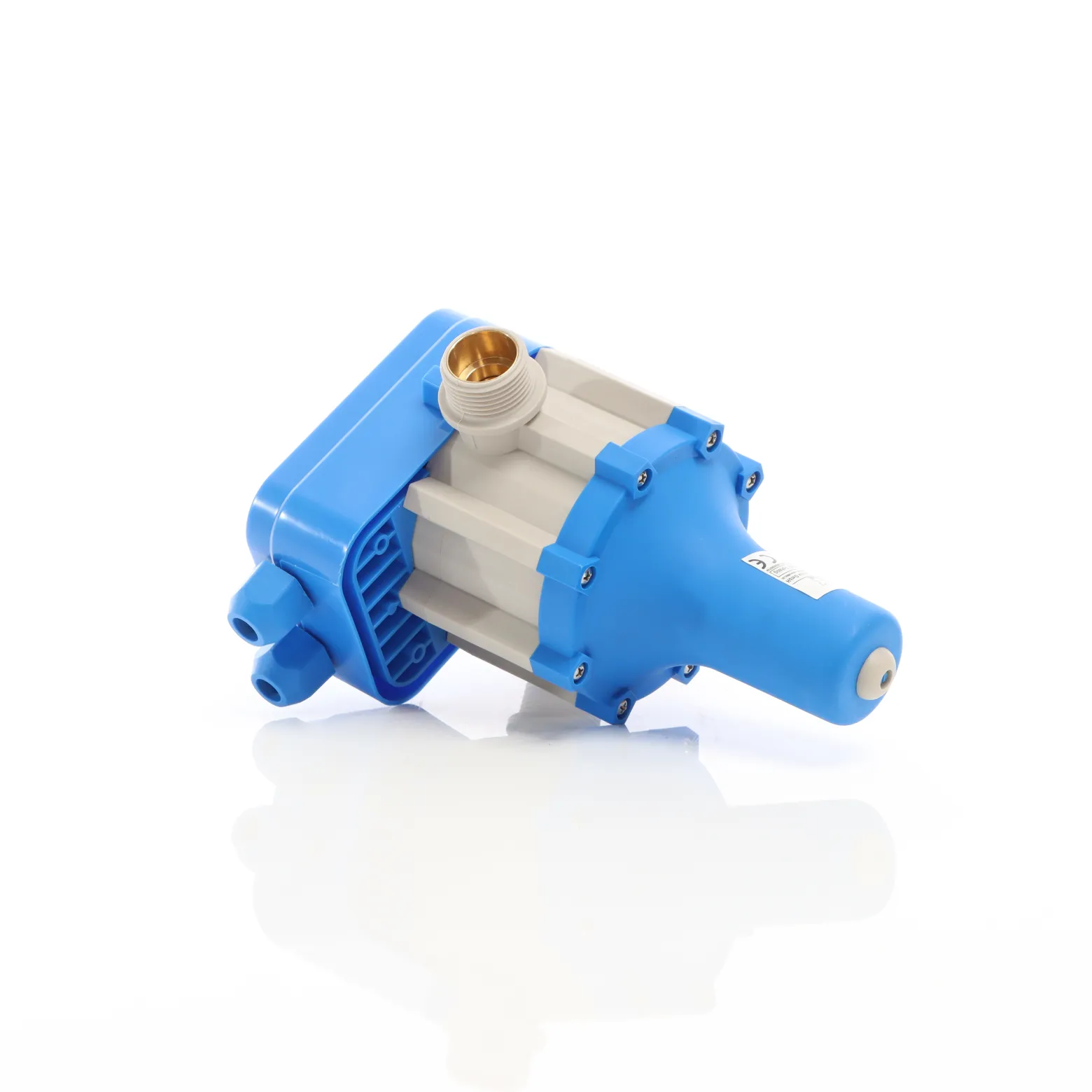 Wiltec Druckschalter SKD-1 230V 1-phasig bis 10 bar, Druckwächter mit Trockenlaufschutz für Hauswasserwerke und Pumpen, zuverlässige Pumpensteuerung