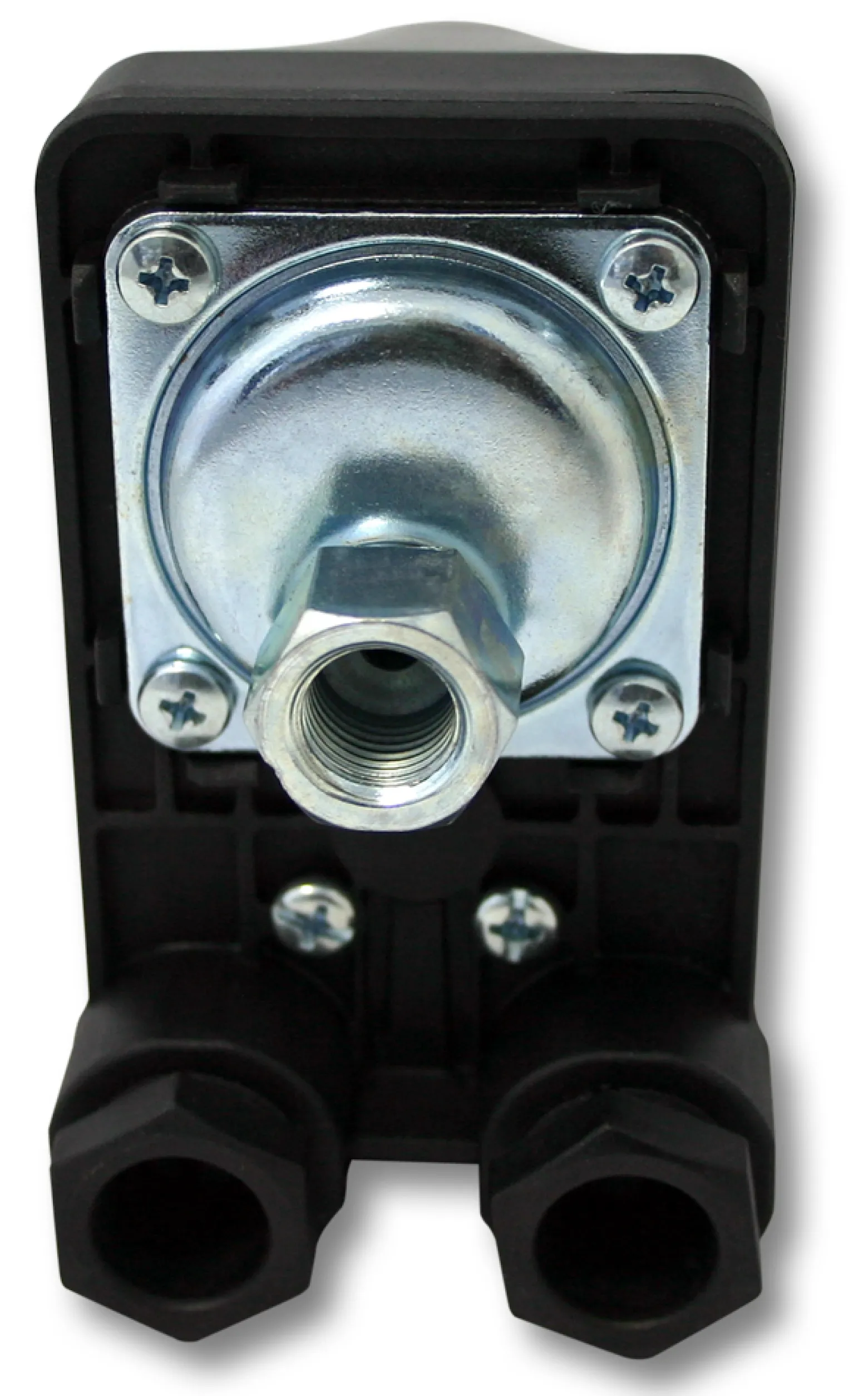 Wiltec Druckschalter SK-9 230V 1-phasig, Druckwächter mit Trockenlaufschutz für Hauswasserwerke und Pumpen, zuverlässige Pumpensteuerung