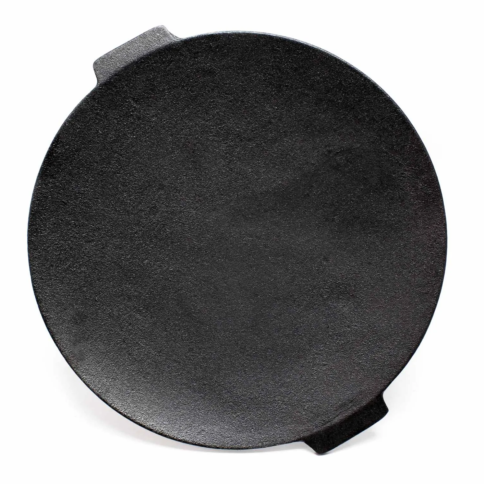 Wiltec Dutch Oven Grillplatte rund Ø44cm Höhe 44cm, Grillaufsatz mit 3 Beinen, Gusseisen mit Antihafteffekt
