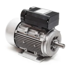 Wiltec Elektromotor 230 V 1,5 kW (2 PS) 1-phasig 2-polig E-Motor mit Anlaufkondensator 2850 U/min und Aluminiumwicklung