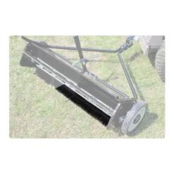 Wiltec Ersatzbürste 55 cm für Rasenkehrmaschine für Aufsitzmäher, Bürstenkopf für Laubsammler 105 cm, Ersatzteil für Laubkehrmaschine