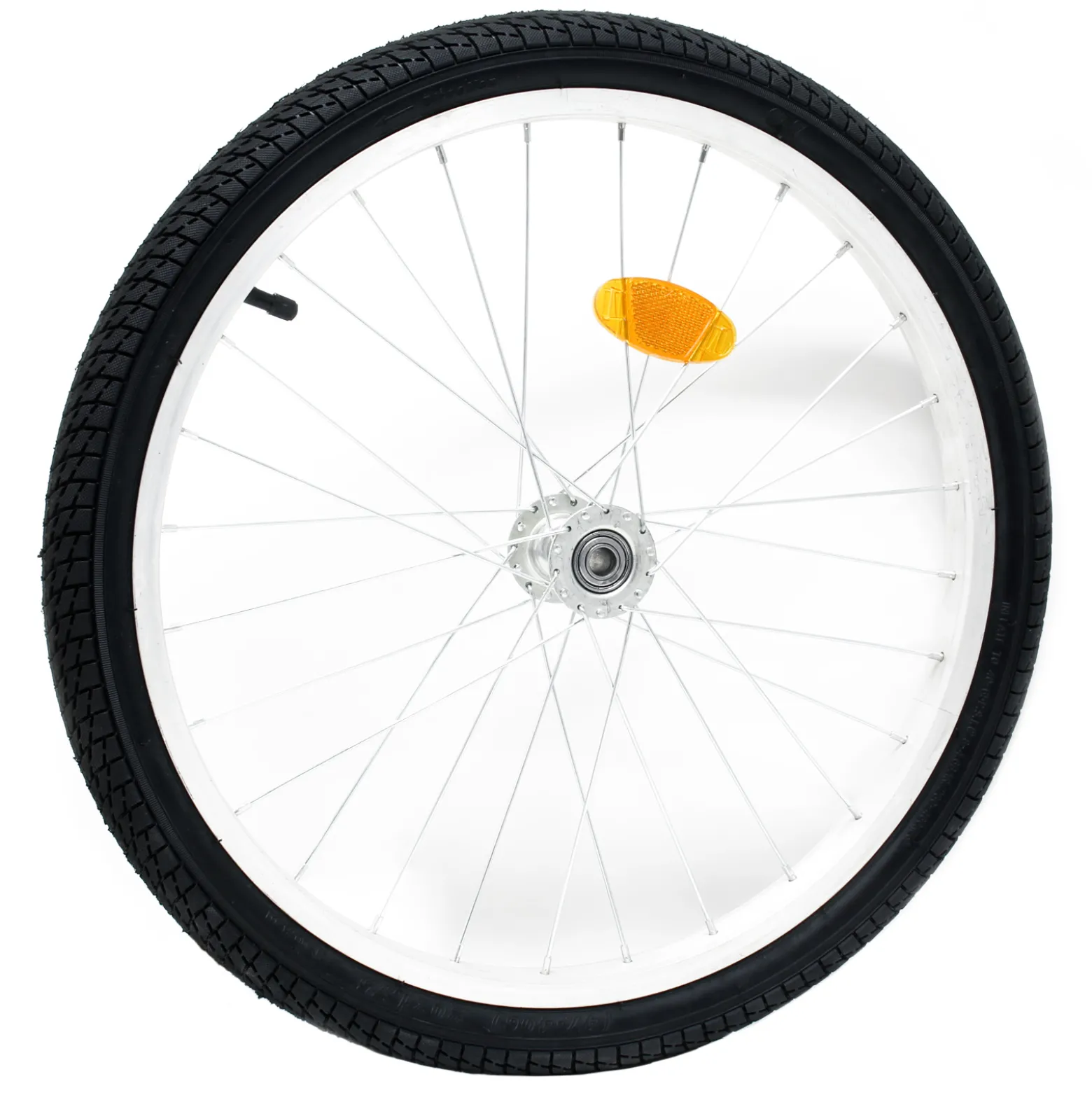 Wiltec Ersatzrad für Fahrradanhänger für Hunde 47-406 (20x1,75"), Rad für Transportanhänger, luftbereift, mit Schraderventil