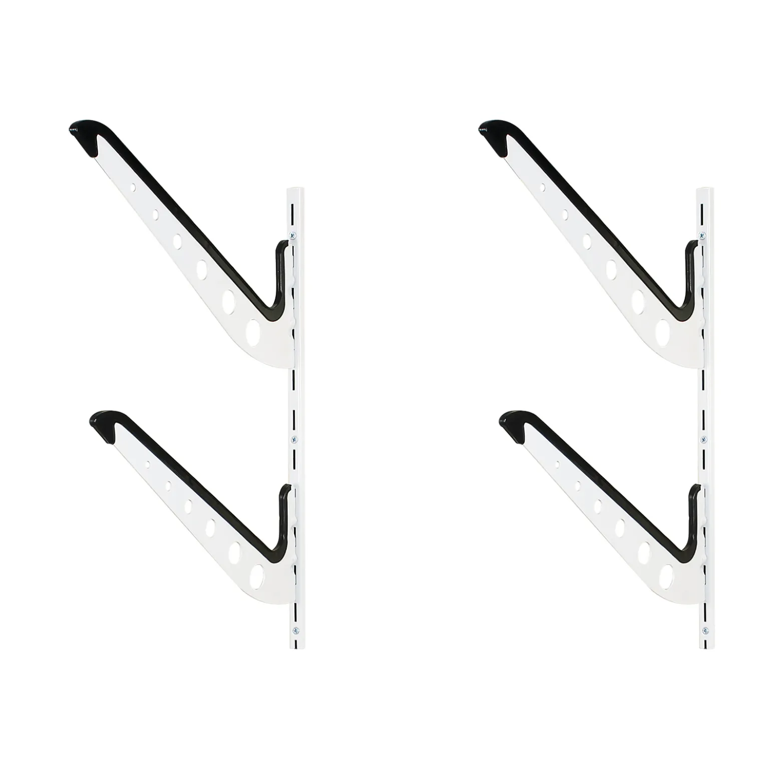 Wiltec 2-fach Universal Halterung mit 30 kg Traglast pro Ebene, Halterung für Surfbrett, Snowboard, Skier und mehr, gepolsterte Wandhalterung