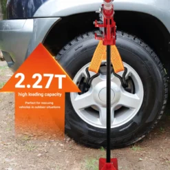 Wiltec Farm Jack – Allzweck-Set für Gelände, Wagenheber bis 3000 kg mit Stützplatte, Radhalterung, Stoßstangen-Adapter, Winden- & Klemmbefestigung