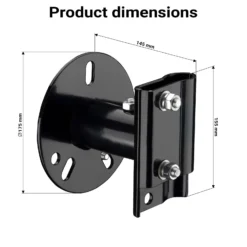 Wiltec Farm Jack – Universal-Set Basis Wagenheber bis 3000 kg und max. 105 cm Hubhöhe mit Reserverad-Halterung