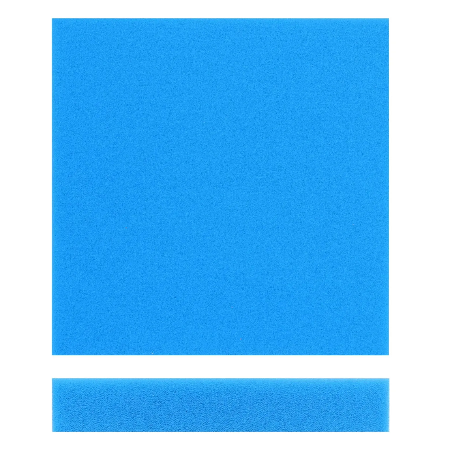 Wiltec Filtermatte Schaumstoff 50 x 50 x 5 cm feine Porung 30 ppi für Teichfilter Aquarienfilter Aquarium Filter Außenfilter Wasser