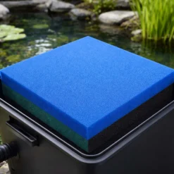 Wiltec Filtermatte Schaumstoff 50 x 50 x 5 cm grobe Porung 10 ppi für Teichfilter Aquarienfilter Aquarium Filter Außenfilter Wasser